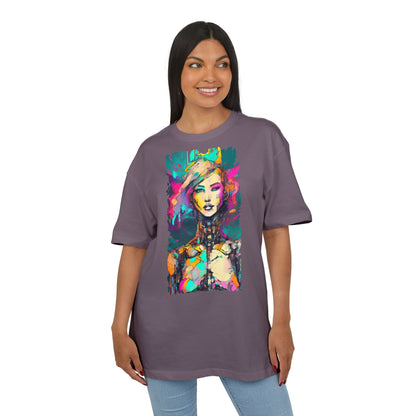 Vibrant Art Oversized Tee, Unisex Colorful T-Shirt, Graphic Arts Apparel, Casual Streetwear Gift, Unique Fashion Statement