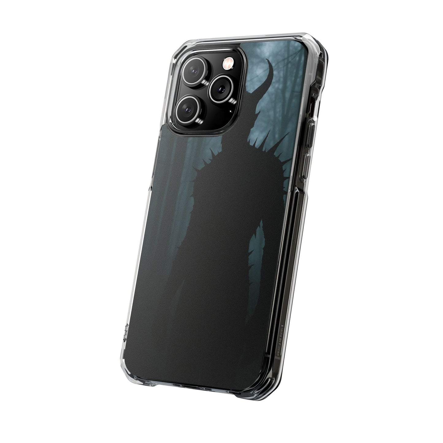 Magnetic Phone Cases, Dark Fantasy Case, Spooky Halloween Accessory, Gift for Gamers, Customizable Clear Impact Cover