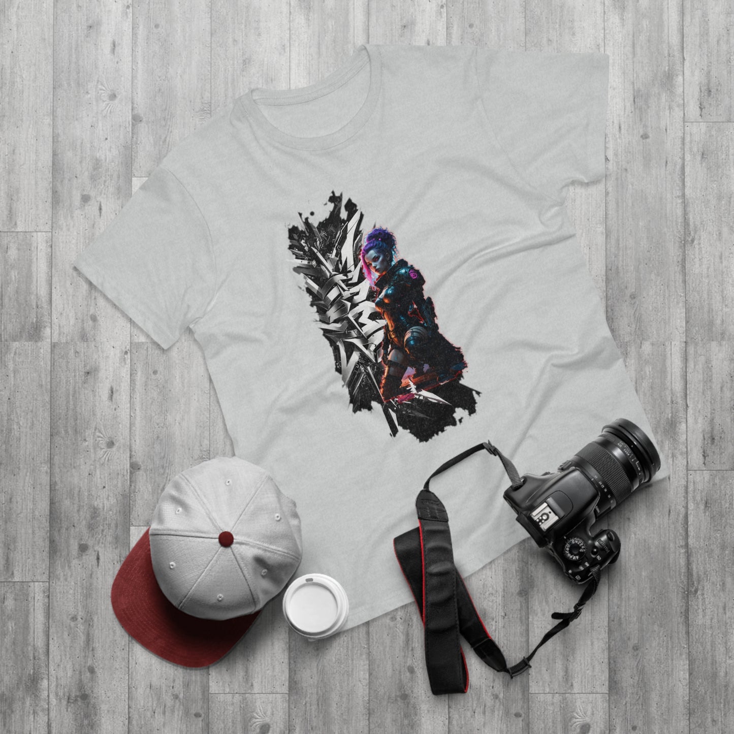 Unisex Graphic T-Shirt Featuring Bold Illustration, Streetwear Style Tee, Trendy Casual Wear, Perfect Gift for Graphic Art Lovers