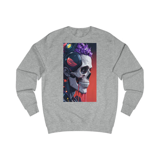 Sugar Skull Unisex Sweatshirt - Cozy Halloween Apparel, Day of the Dead Inspired, Gift for Him/Her, Fall Fashion