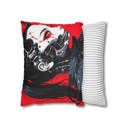 Futuristic Cyberpunk Pillowcase, Cozy Decor, Perfect for Gaming Rooms, Gifts for Tech Lovers, Stylish Home Accessories
