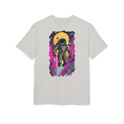 Cosmic Astronaut Tee, Unisex Oversize Tee, Space Graphic Shirt, Retro Astronaut T-Shirt, Gift for Space Lovers, Unique Graphic Tee