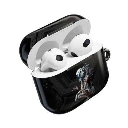 Futuristic AirPod Cases - Stylish Protection for Music Lovers, Gift for Tech Enthusiasts, Trendy Headphone Cover, Unique Tech Gift