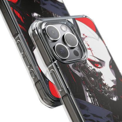 Magnetic Impact Phone Case, Anime Art Phone Cover, Goth Accessories for Her, Gift for Tech Lovers, Unique Phone Protection