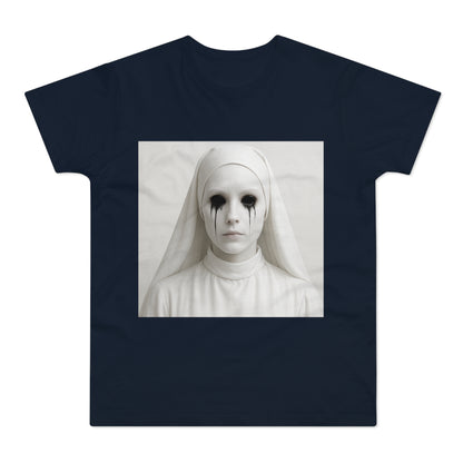 Spooky Art Tee, Unisex Graphic T-shirt, Halloween Costume, Horror Aesthetic Shirt, Creepy Vintage Look Top