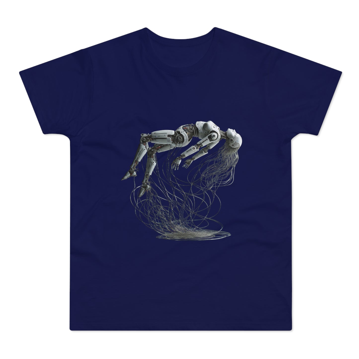 Futuristic Graphic Tee, Cool Unisex T-Shirt for Tech Enthusiasts, Gift for Birthdays, Casual Wear, Unique Art Shirt