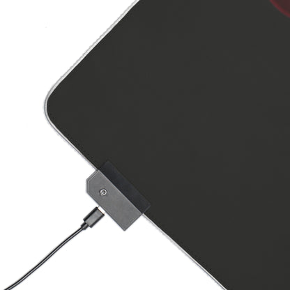 Illuminated Gaming Mouse Pad, LED Desk Mat, Cool Gamer Accessories, RGB Mousepad, Unique Gaming Gifts, Cyberpunk Decoration