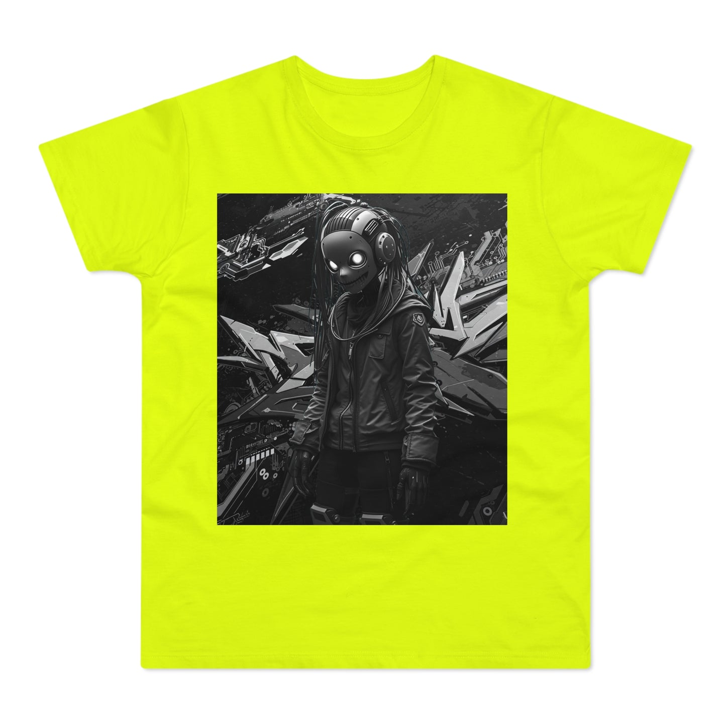 Urban Cyberpunk Unisex T-Shirt - Edgy Graphic Tee with Futuristic Design