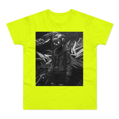 Urban Cyberpunk Unisex T-Shirt - Edgy Graphic Tee with Futuristic Design