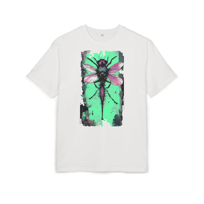 Botanical Dragonfly Tee - Nature-Inspired Unisex Oversized Shirt, Boho Style, Eco-Friendly Gift, Relaxed Summer Top, Unique Graphic Tee