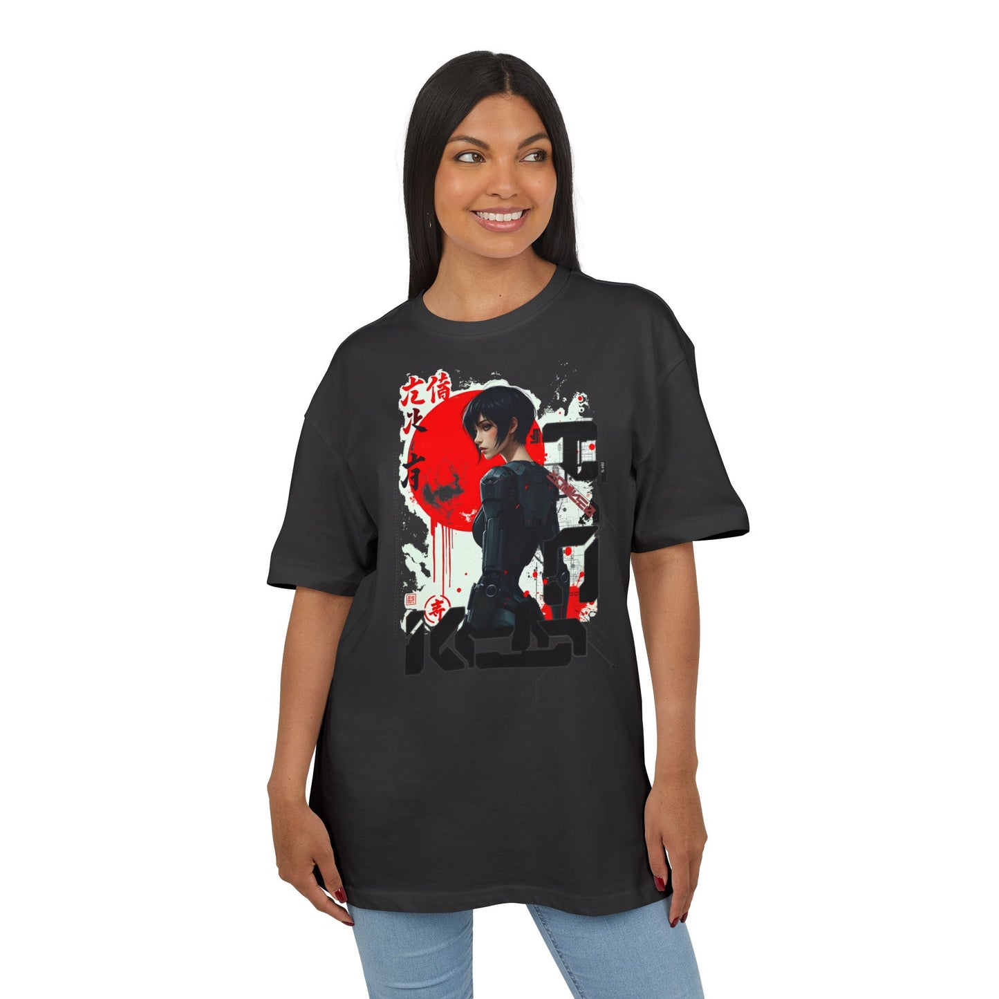 Unisex Oversized Graphic Tee with Anime Design, Casual Streetwear, Perfect for Everyday Wear, Gift for Anime Fans, Cosplay, Summer Style