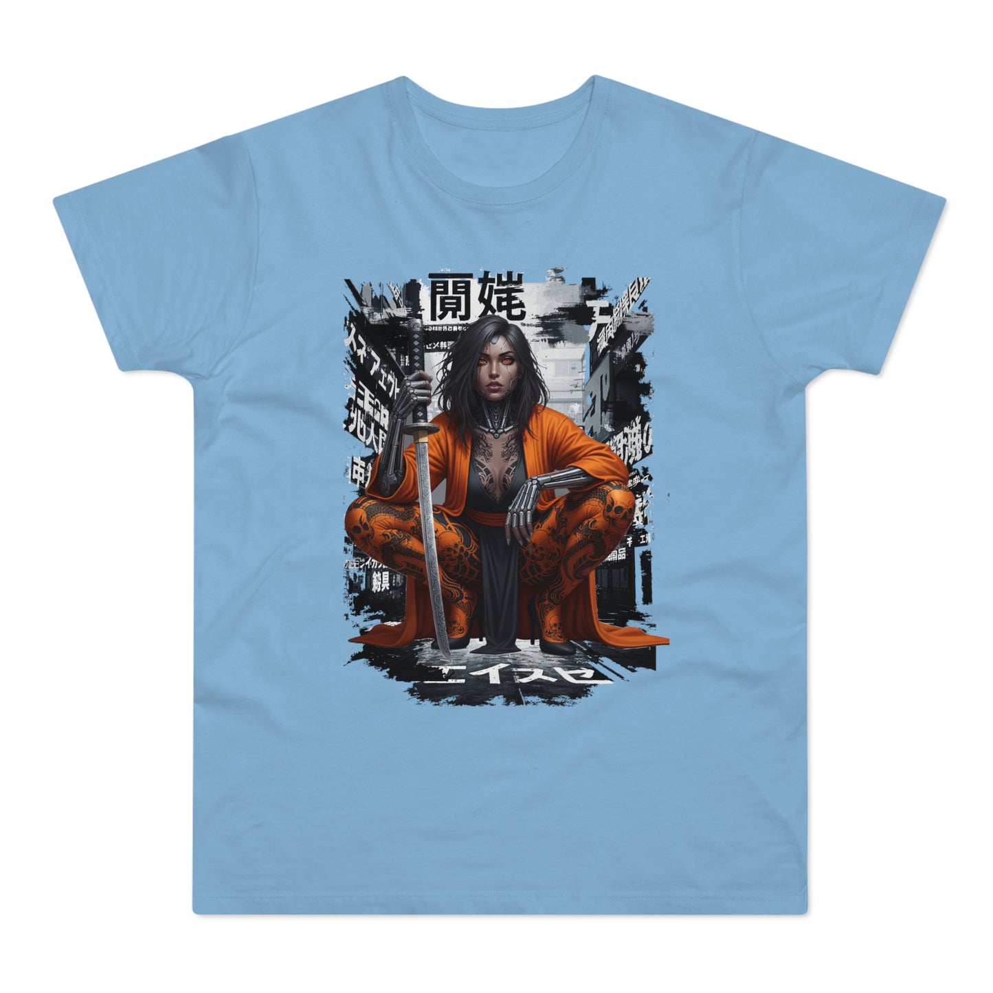 Urban Samurai Unisex T-shirt, Graphic Tee for Anime Fans, Streetwear Fashion, Unique Gift for Birthdays, Casual Wear