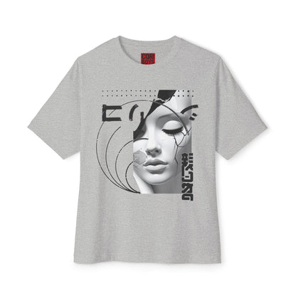 Chic Graphic Tee, Casual Fashion Shirt, Summer Outfit Top, Gift for Her, Artistic Oversized T-Shirt