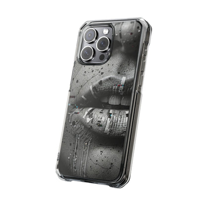 Magnetic Clear Impact Phone Case for Stylish Protection, Urban Aesthetic, Trendy Gift, Phone Accessories, Personalized Present