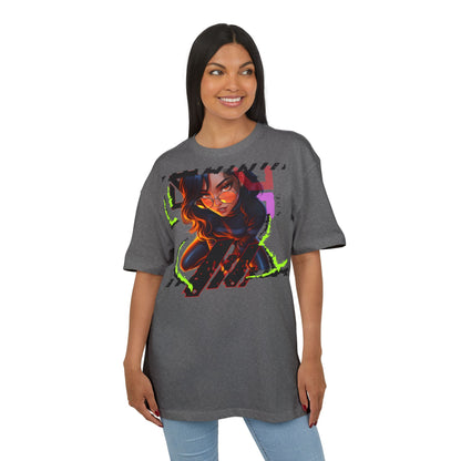 Edgy Graphic Unisex Heavy Oversize Tee - Street Style Fashion