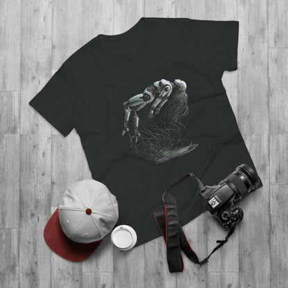 Futuristic Graphic Tee, Cool Unisex T-Shirt for Tech Enthusiasts, Gift for Birthdays, Casual Wear, Unique Art Shirt