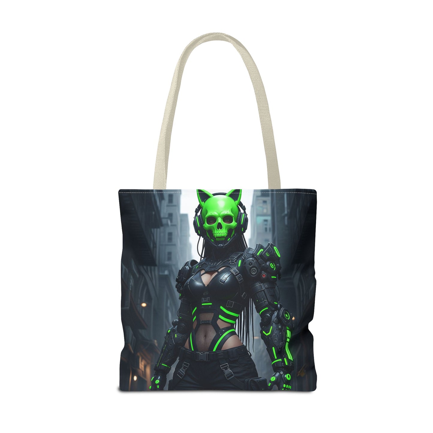 Futuristic Cyberpunk Tote Bag | Stylish AOP Bag with Neon Skull Design | Perfect Gift for Gamers and Tech Enthusiasts, Festival [...]
