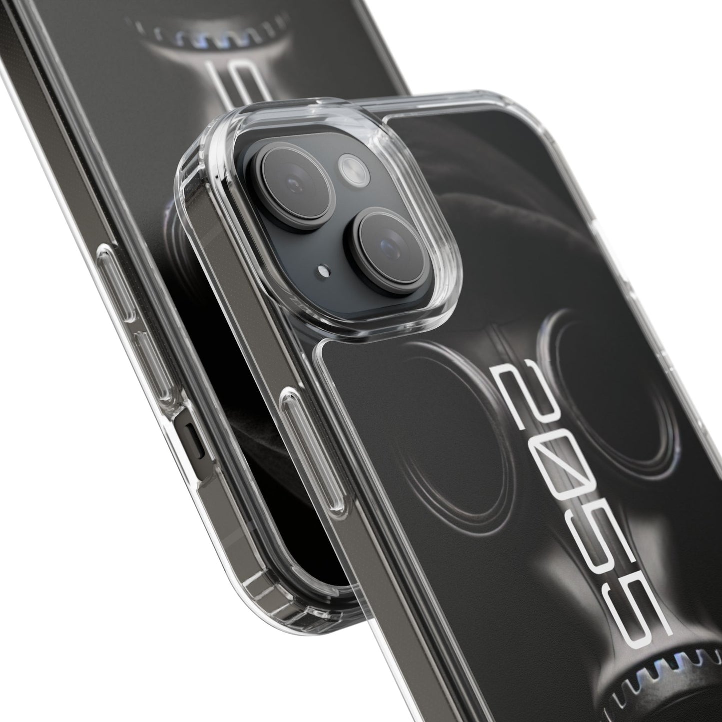 Phone Case Dystopian Gas Mask Design