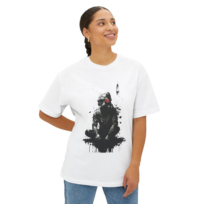 Street Art Graphic Tee for Casual Vibes, Unisex Oversized Boxy Tee, Cool Streetwear Top, Gift for Art Lovers, Perfect for Festivals, [...]