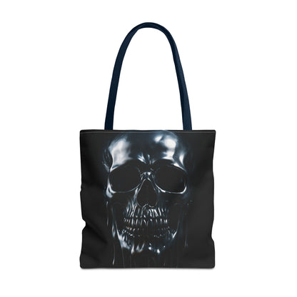 Gothic Skull Tote Bag, Edgy Fashion Accessory, Perfect for Halloween, Unique Gift Idea, Stylish Shopping Companion, All-Occasion Use