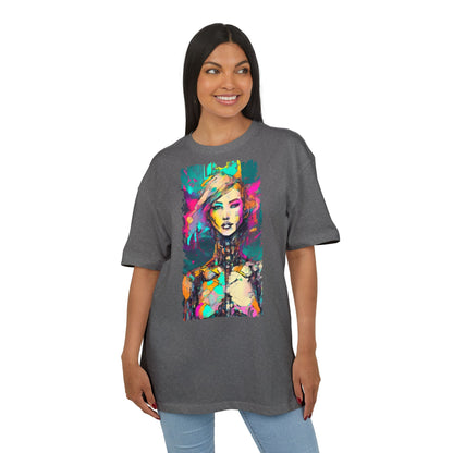 Vibrant Art Oversized Tee, Unisex Colorful T-Shirt, Graphic Arts Apparel, Casual Streetwear Gift, Unique Fashion Statement