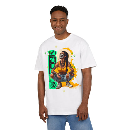 Vibrant Artistic Oversize Tee, Unisex Graphic Tee, Streetwear Fashion, Cool Casual Wear, Unique Art Inspired Shirt