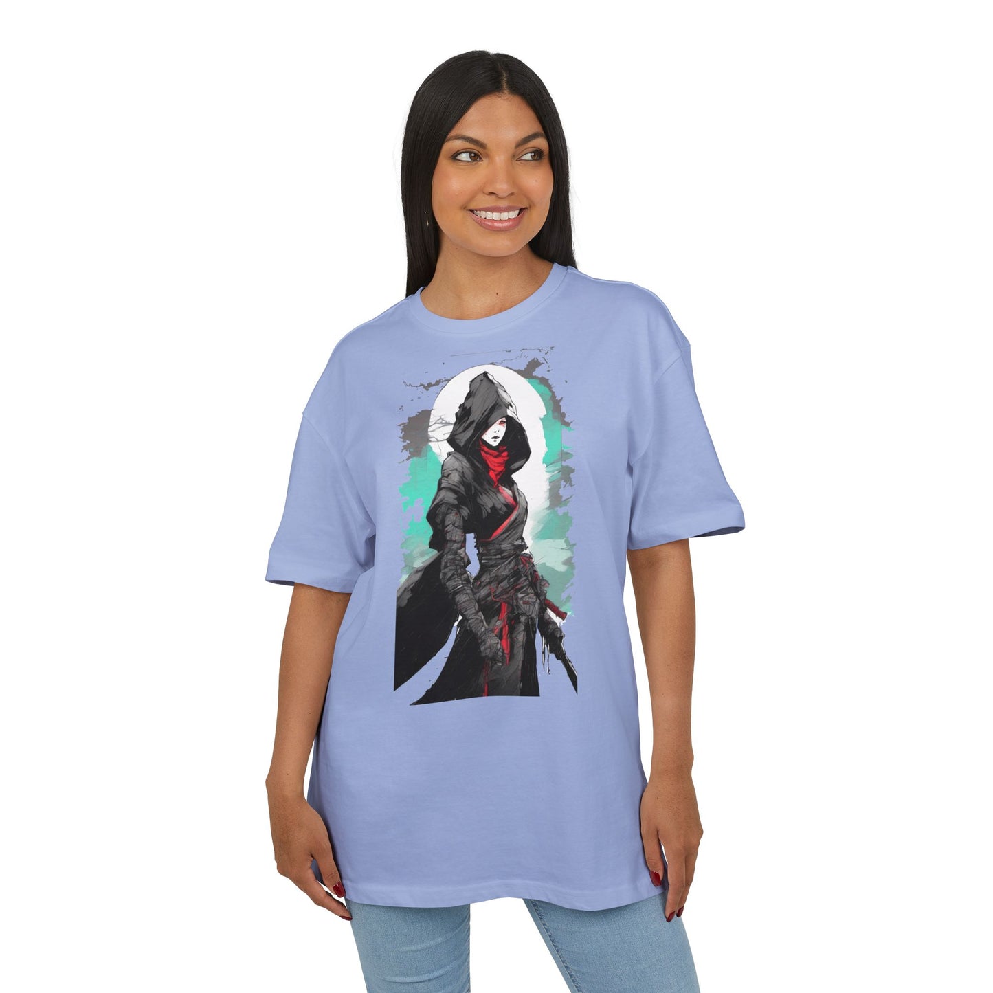 Graphic Oversized Tee with Heroic Design, Unisex Tee for Casual Wear and Gifts, Streetwear Inspired, Perfect for Comic Fans, Trendy [...]