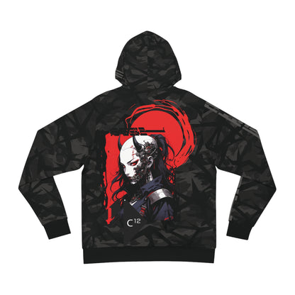 Fashion Hoodie with Bold Graphic Design, Streetwear, Unisex Pullover, Edgy Style, Casual Comfort, Gift for Gamers, Perfect for Fall