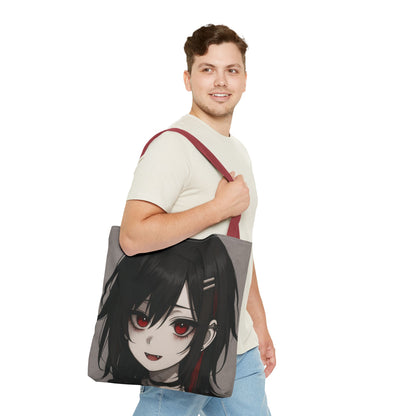 Anime-Inspired Tote Bag, Eco-Friendly Bag, Stylish Carry-All, Gift for Otaku, Fashionable Shopping Tote, Unique Artwork Bag