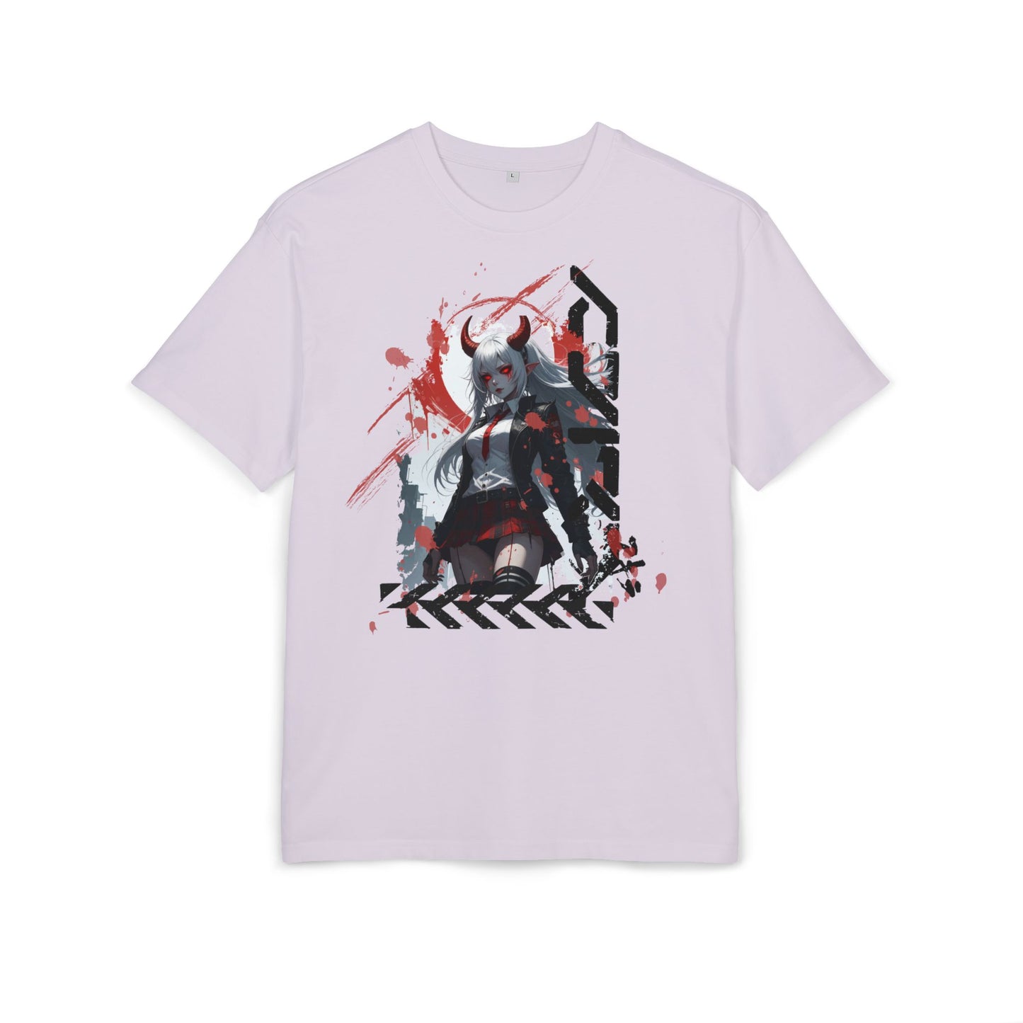 Unique Graphic Loose Fit Tee, Oversized T-Shirt, Streetwear Style, Trendy Casual Wear, Gift for Anime Lovers, Art-Inspired Fashion