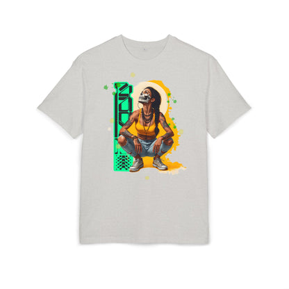 Vibrant Artistic Oversize Tee, Unisex Graphic Tee, Streetwear Fashion, Cool Casual Wear, Unique Art Inspired Shirt