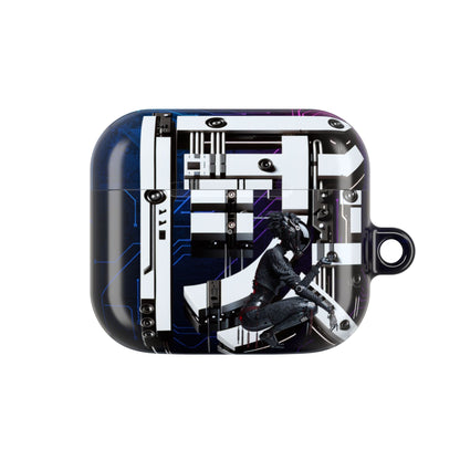 Futuristic AirPod Cases, Tech Accessory, Wireless Earbud Holder, Gift for Tech Lovers, Stylish Protector, Unique Design
