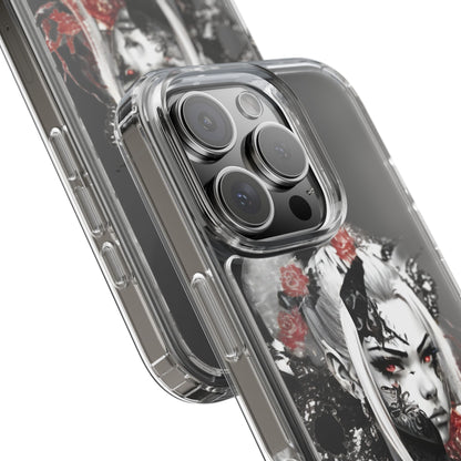Mystical Warrior Clear Phone Case - Stylish & Protective