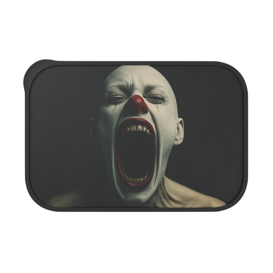 Creepy Clown Themed Bento Box, Spooky Lunch Container, Fun Food Storage, Halloween Gift, Party Supplies, Unique Kitchenware