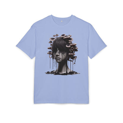 Mystical Mushroom Graphic Unisex Heavy Oversize Tee