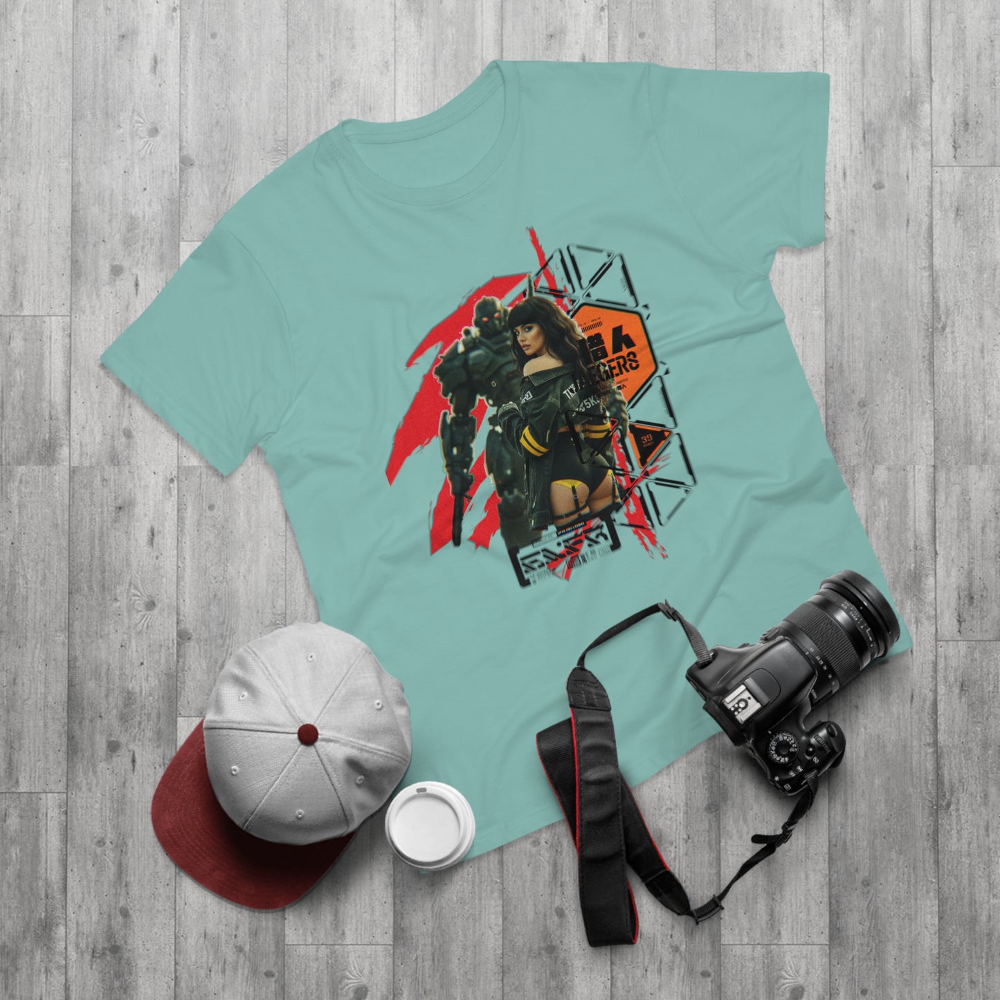 Retro Robot Graphic T-Shirt | Casual Wear, Anime Fans, Geek Culture, Gift for Her, Gaming Apparel