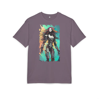 Artistic Graphic Tee, Casual Oversize Top, Unique T-Shirt Gift, Trendy Streetwear, Creative Fashion Statement