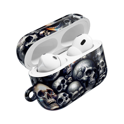 Gothic Skull AirPod Cases - Edgy Accessories for Music Lovers, Unique Gift for Teens, Halloween, Gothic Style, Skull Designs