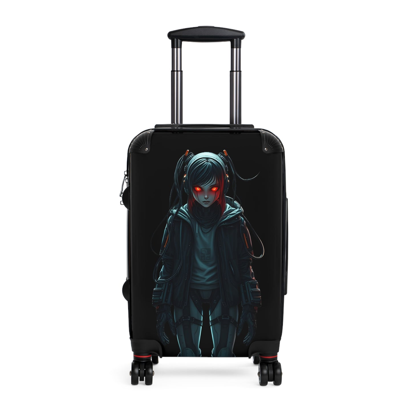 Stylish Travel Suitcase with Cyber Design - Perfect for Adventurers