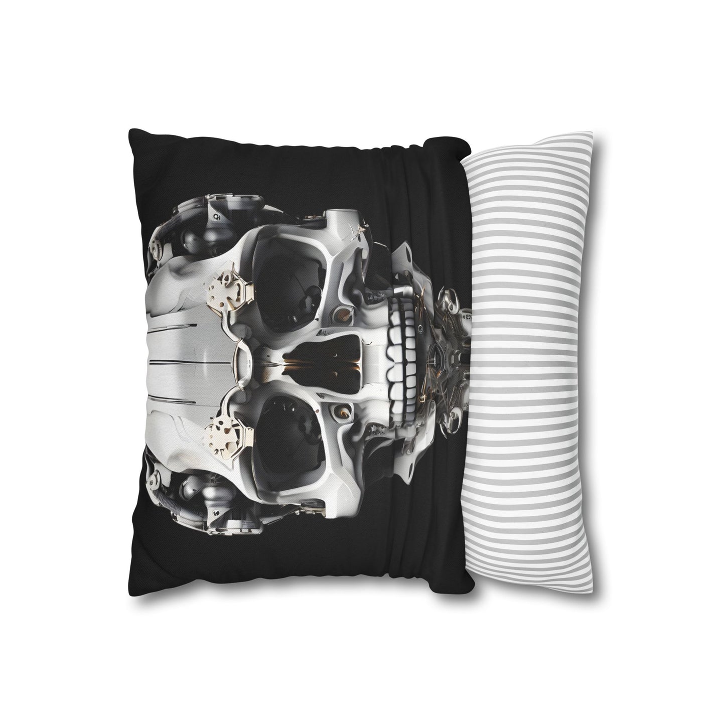 Polyester Square Pillowcase - Skull Collection