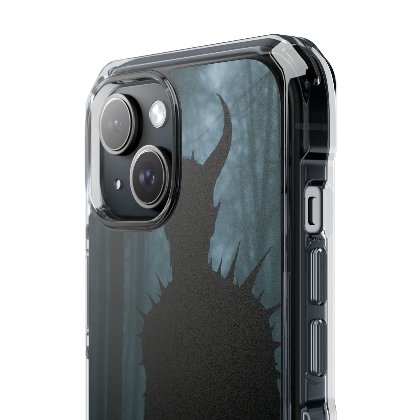Magnetic Phone Cases, Dark Fantasy Case, Spooky Halloween Accessory, Gift for Gamers, Customizable Clear Impact Cover