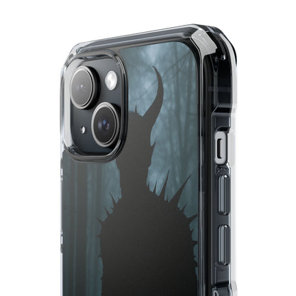 Magnetic Phone Cases, Dark Fantasy Case, Spooky Halloween Accessory, Gift for Gamers, Customizable Clear Impact Cover