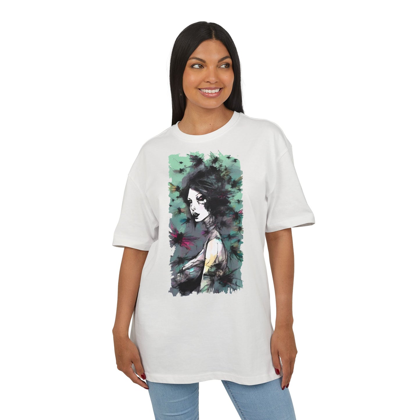 Artistic Oversize Tee - Unique Graphic Shirt for Creative Souls, Comfortable Fashion for Art Lovers, Unisex Casual Wear