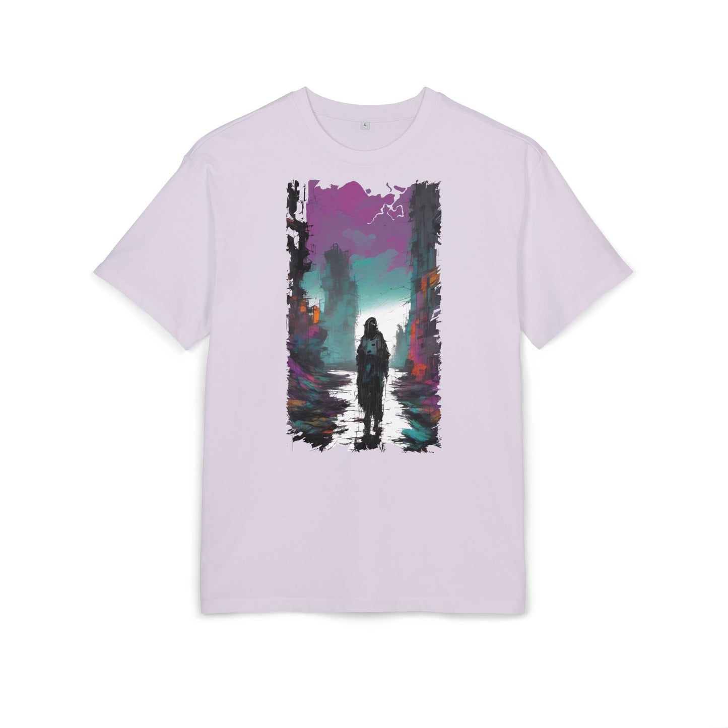 Unisex Oversized Graphic Tee with Forest Silhouette | Comfy Casual Wear, Gift for Nature Lovers, Ideal for Camping, Hiking, Everyday Style