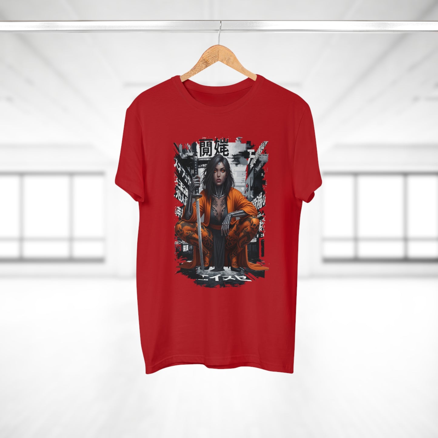 Urban Samurai Unisex T-shirt, Graphic Tee for Anime Fans, Streetwear Fashion, Unique Gift for Birthdays, Casual Wear