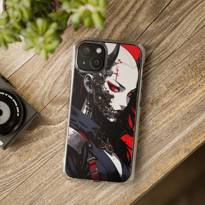 Magnetic Impact Phone Case, Anime Art Phone Cover, Goth Accessories for Her, Gift for Tech Lovers, Unique Phone Protection
