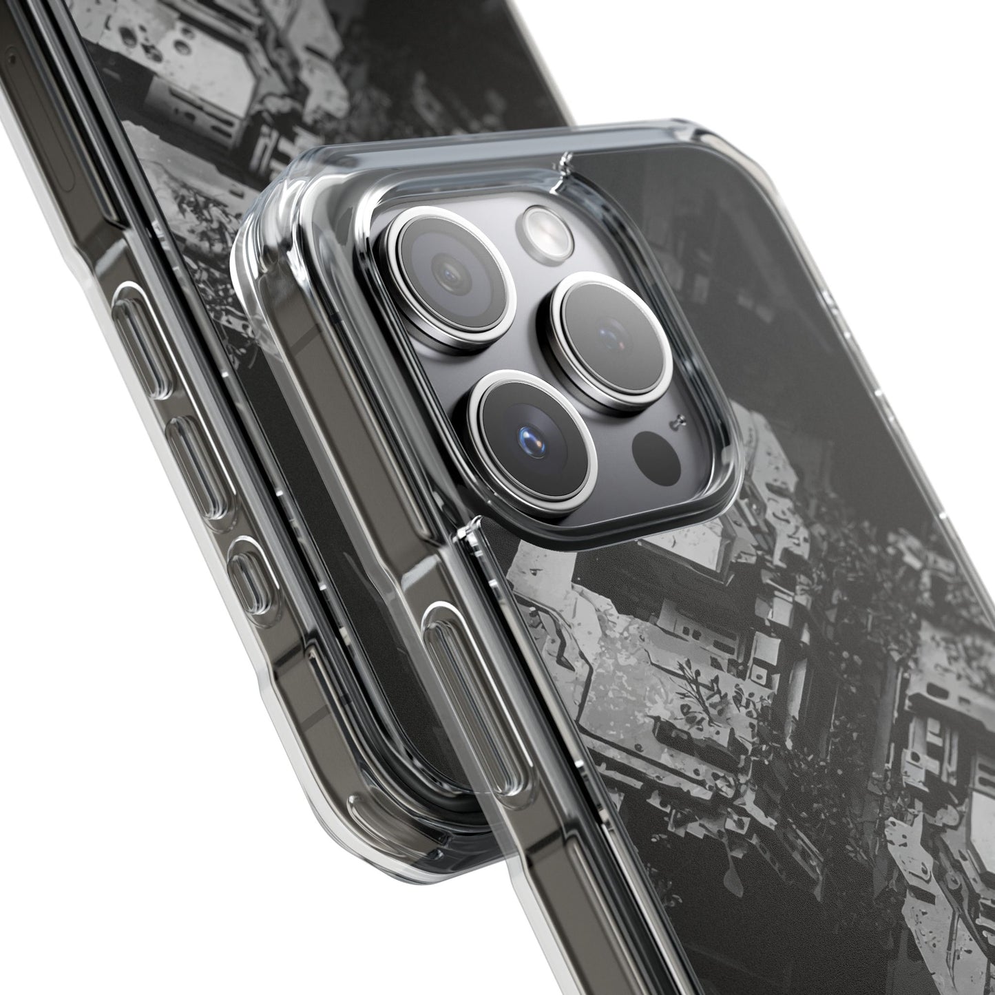 Stylish Magnetic Clear Impact Cases for iPhone, Heavy-Duty Protection, Customized Cases, Tech Lover Gift, Trendy Phone Accessories