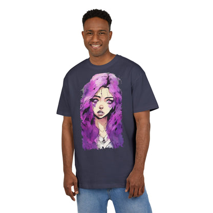 Artistic Oversize Tee - Stylish Women’s Graphic Tee, Casual Streetwear Top, Gift for Her, Unique Art Apparel, Trendy Everyday Wear