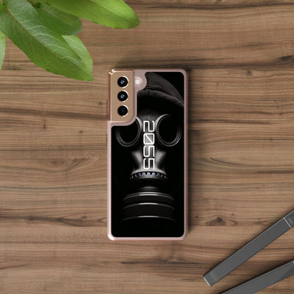 Phone Case Dystopian Gas Mask Design