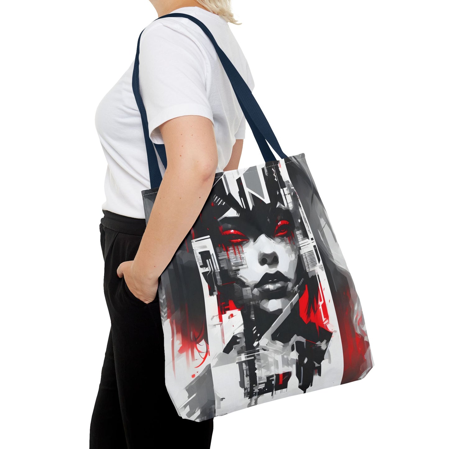 Artistic Tote Bag, Trendy Carry-All, Unique Art Bag, Everyday Tote, Fashionable Shopping Bag, Gift for Art Lovers, Colorful Canvas Bag